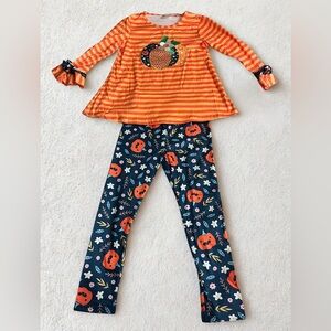 Girls Fall Harvest 2-Piece Outfit